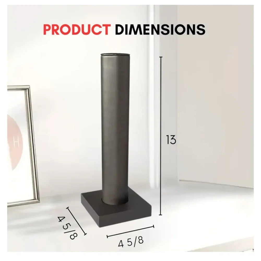 Modern Gunmetal Bracelet/Scrunchie Leatherette Display Stand